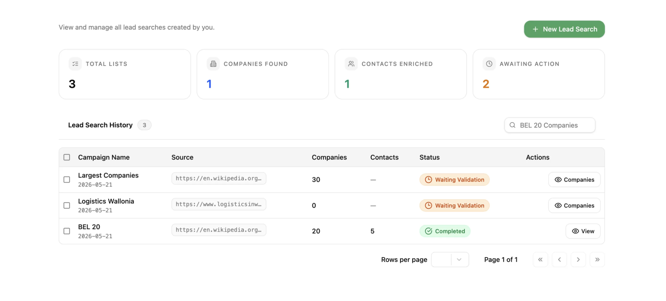 Lead Generation System